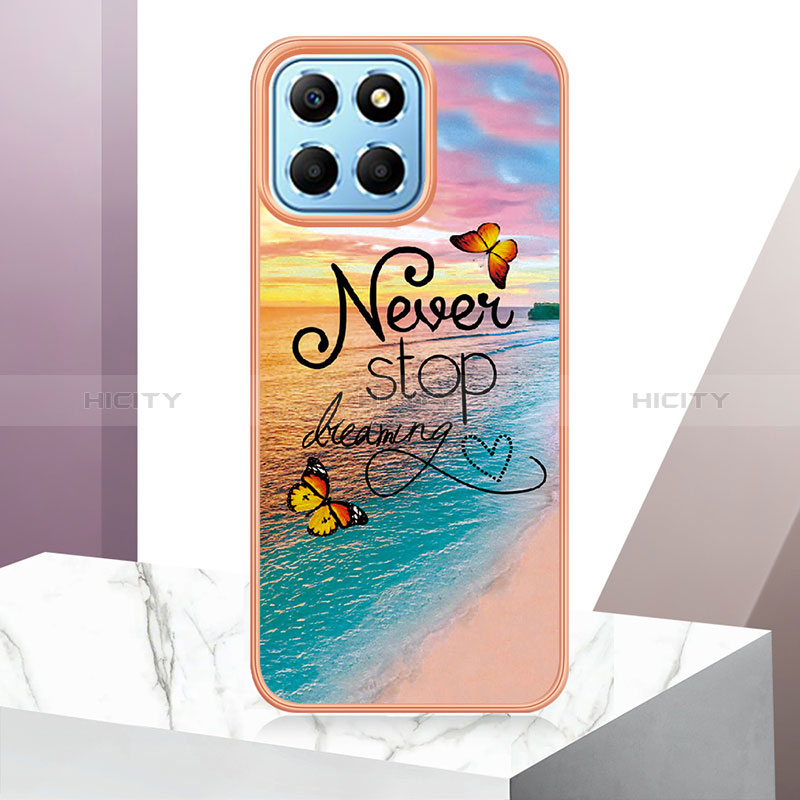 Custodia Silicone Gel Morbida Fantasia Modello Cover Y06B per Huawei Honor 70 Lite 5G Multicolore