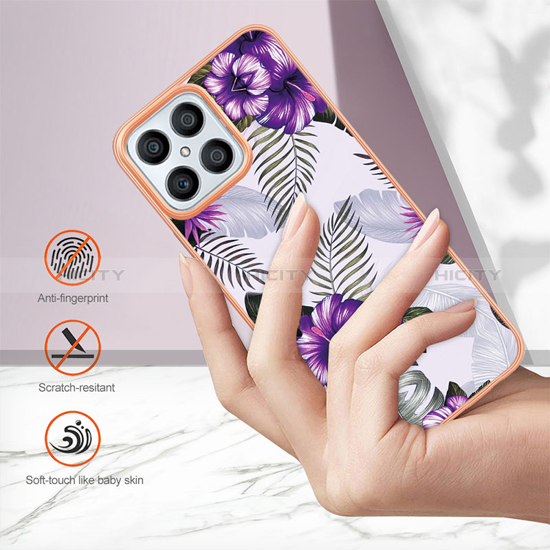 Custodia Silicone Gel Morbida Fantasia Modello Cover Y06B per Huawei Honor X8 4G