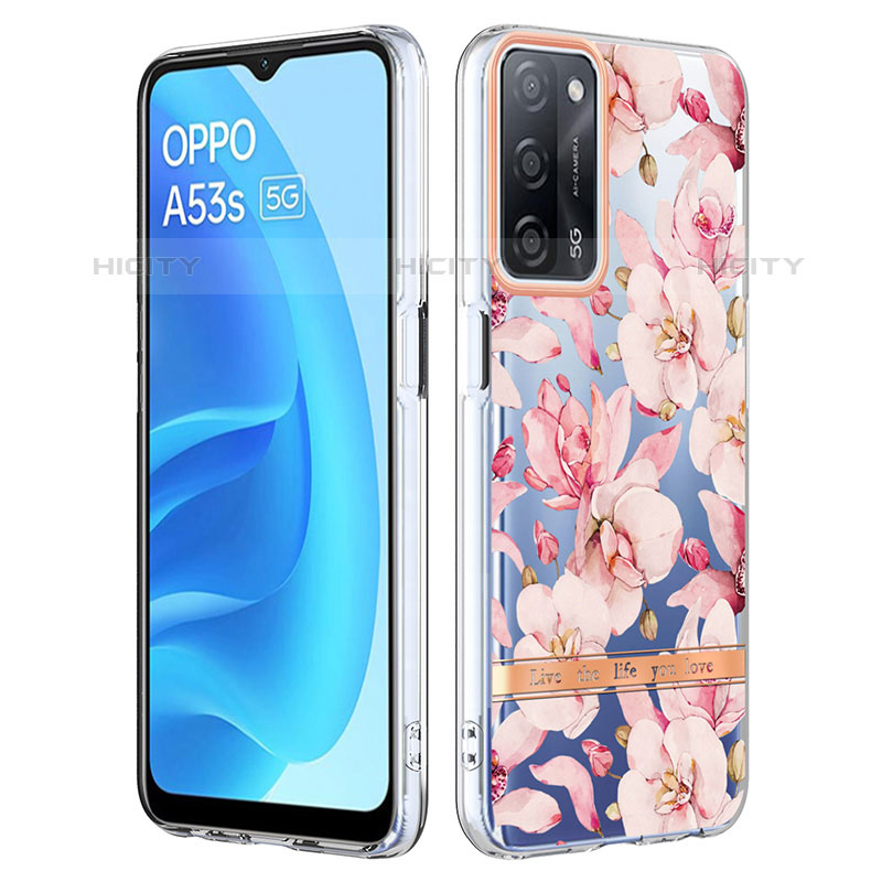 Custodia Silicone Gel Morbida Fantasia Modello Cover Y06B per Oppo A53s 5G