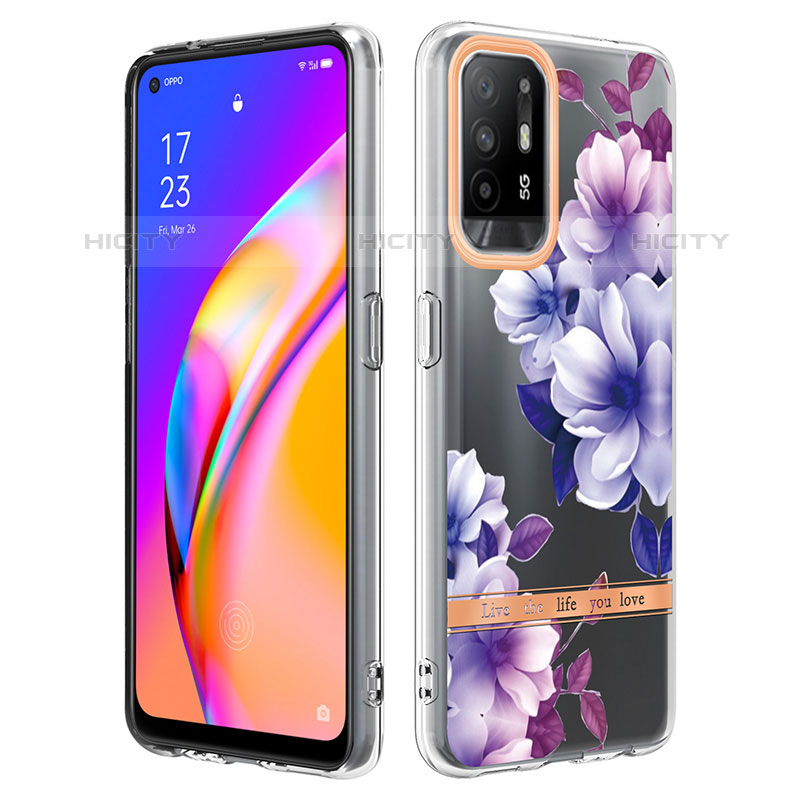 Custodia Silicone Gel Morbida Fantasia Modello Cover Y06B per Oppo F19 Pro+ Plus 5G