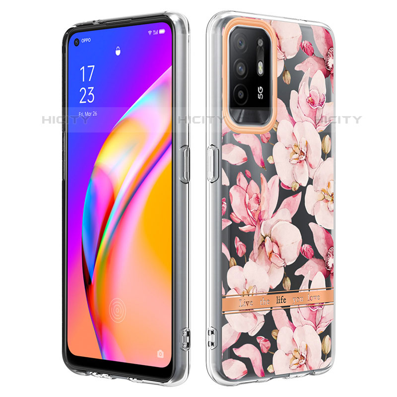 Custodia Silicone Gel Morbida Fantasia Modello Cover Y06B per Oppo Reno5 Z 5G