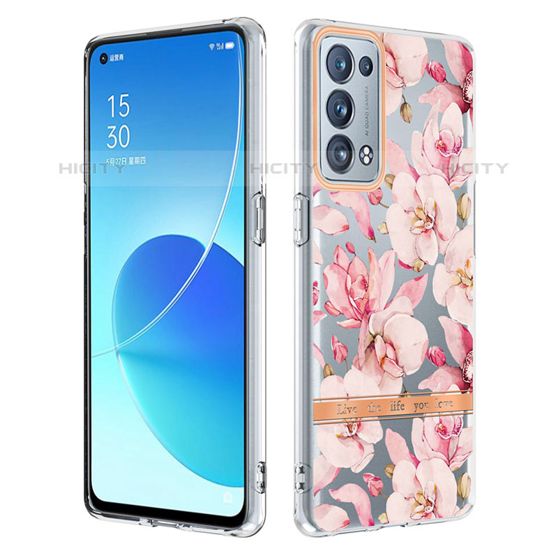 Custodia Silicone Gel Morbida Fantasia Modello Cover Y06B per Oppo Reno6 Pro 5G