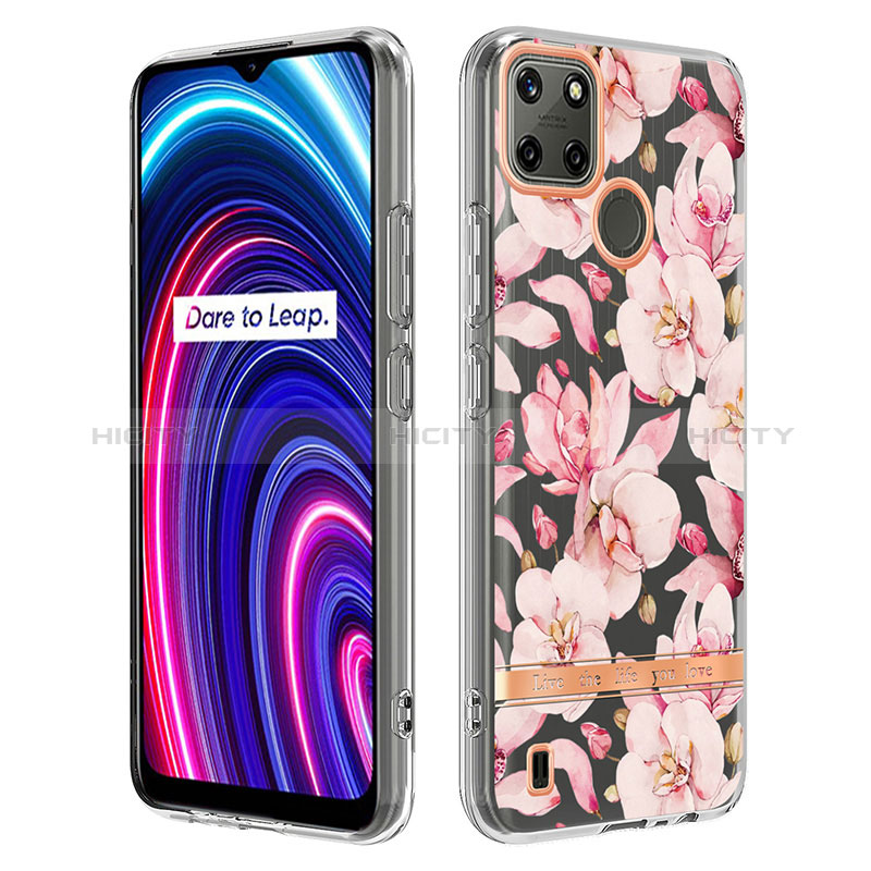 Custodia Silicone Gel Morbida Fantasia Modello Cover Y06B per Realme C21Y