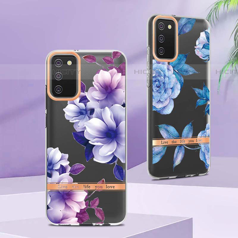 Custodia Silicone Gel Morbida Fantasia Modello Cover Y06B per Samsung Galaxy A03s