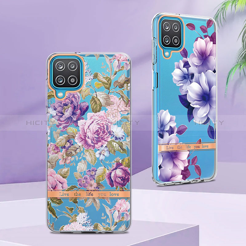 Custodia Silicone Gel Morbida Fantasia Modello Cover Y06B per Samsung Galaxy A12