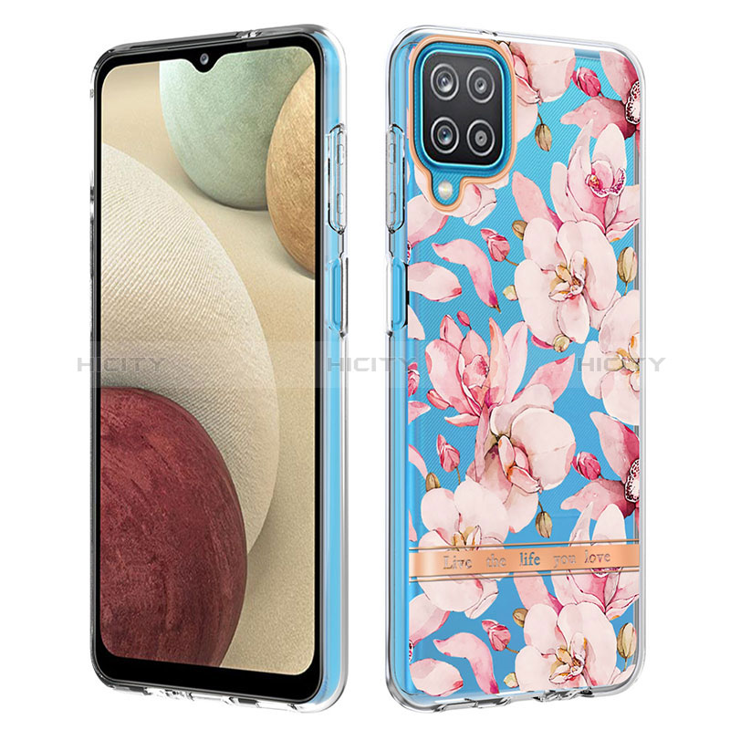 Custodia Silicone Gel Morbida Fantasia Modello Cover Y06B per Samsung Galaxy A12