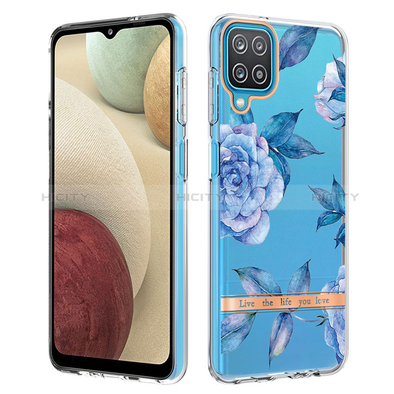 Custodia Silicone Gel Morbida Fantasia Modello Cover Y06B per Samsung Galaxy A12 5G