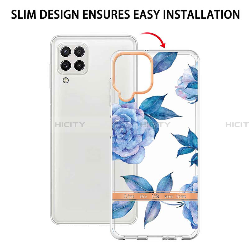 Custodia Silicone Gel Morbida Fantasia Modello Cover Y06B per Samsung Galaxy A22 4G