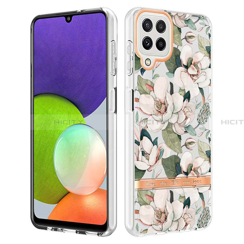 Custodia Silicone Gel Morbida Fantasia Modello Cover Y06B per Samsung Galaxy A22 4G