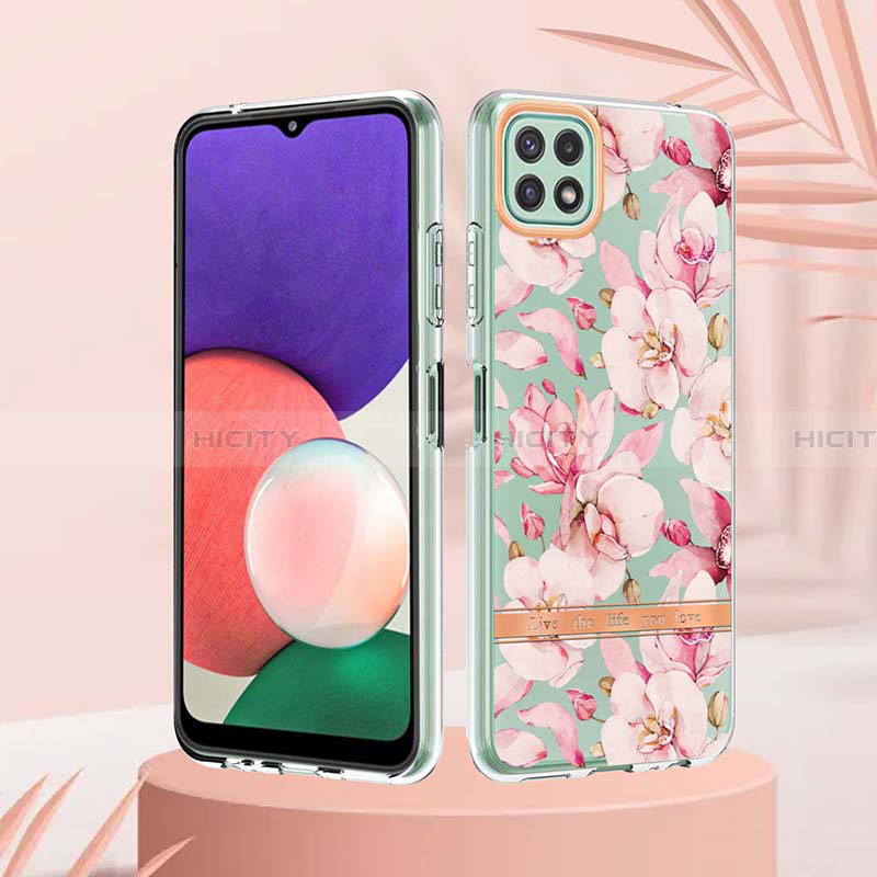 Custodia Silicone Gel Morbida Fantasia Modello Cover Y06B per Samsung Galaxy A22 5G