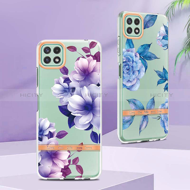 Custodia Silicone Gel Morbida Fantasia Modello Cover Y06B per Samsung Galaxy A22s 5G