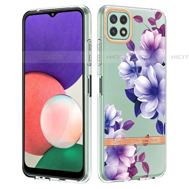 Custodia Silicone Gel Morbida Fantasia Modello Cover Y06B per Samsung Galaxy F42 5G