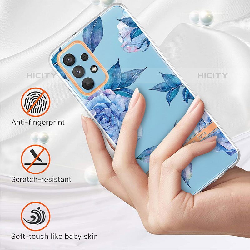 Custodia Silicone Gel Morbida Fantasia Modello Cover Y06B per Samsung Galaxy M32 5G