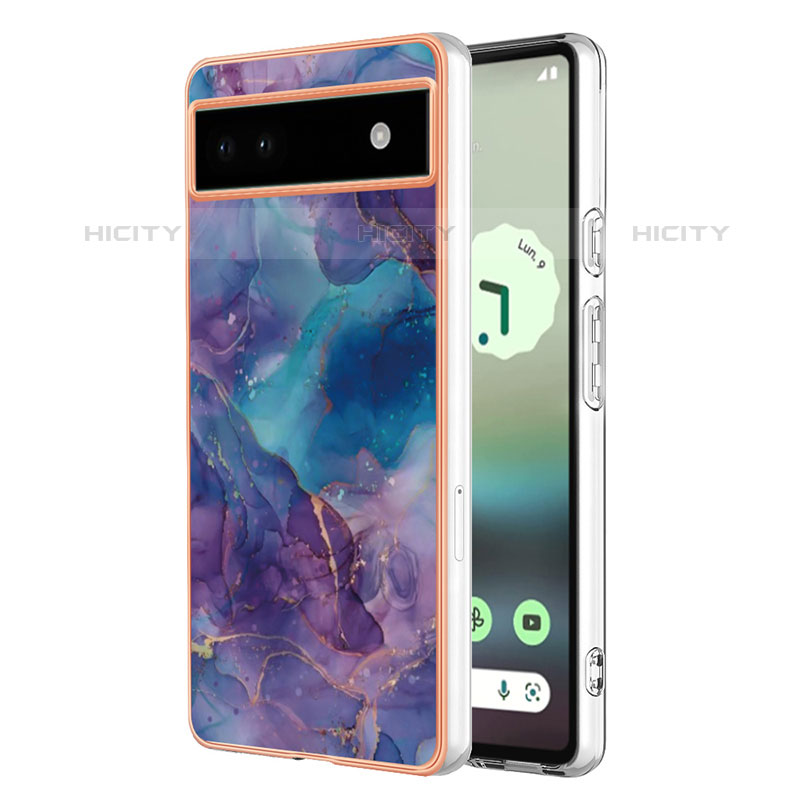 Custodia Silicone Gel Morbida Fantasia Modello Cover Y07B per Google Pixel 6a 5G