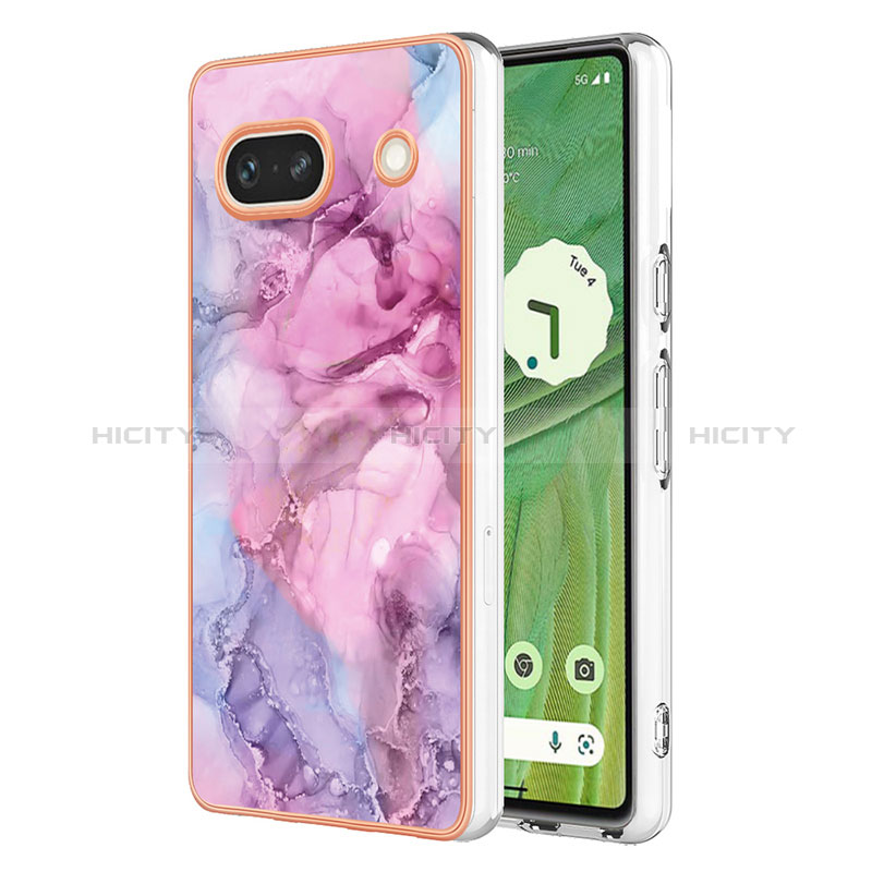 Custodia Silicone Gel Morbida Fantasia Modello Cover Y07B per Google Pixel 7a 5G