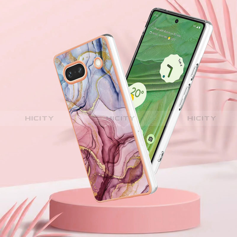 Custodia Silicone Gel Morbida Fantasia Modello Cover Y07B per Google Pixel 7a 5G