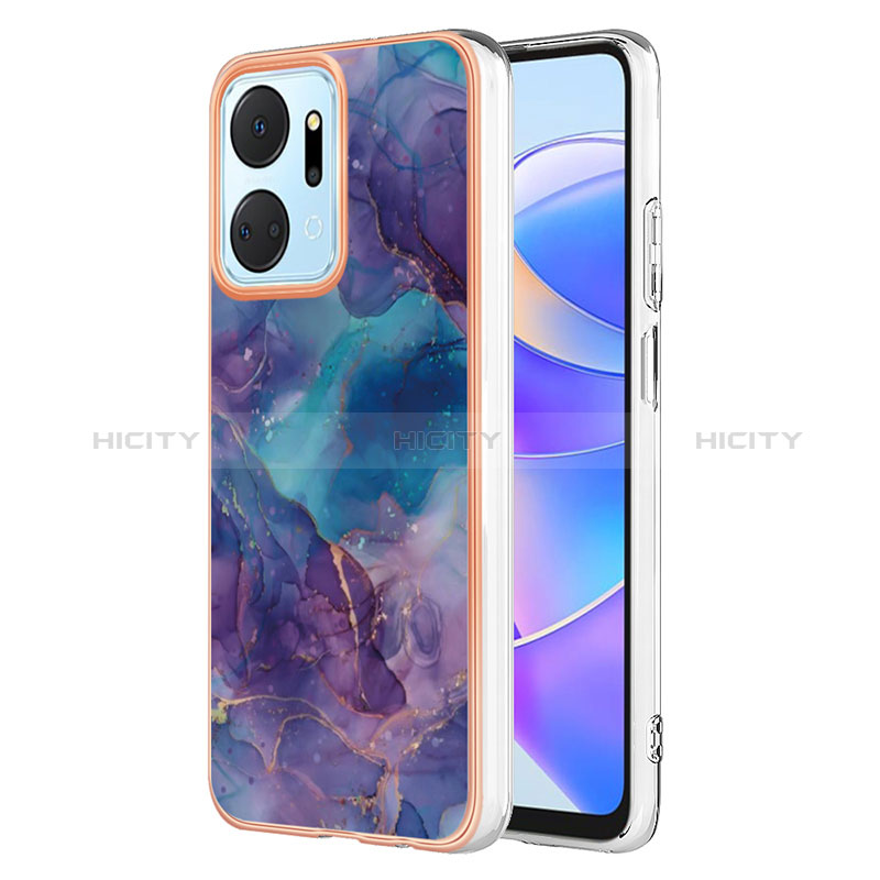 Custodia Silicone Gel Morbida Fantasia Modello Cover Y07B per Huawei Honor X7a