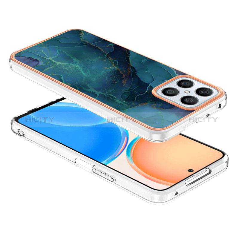 Custodia Silicone Gel Morbida Fantasia Modello Cover Y07B per Huawei Honor X8 4G