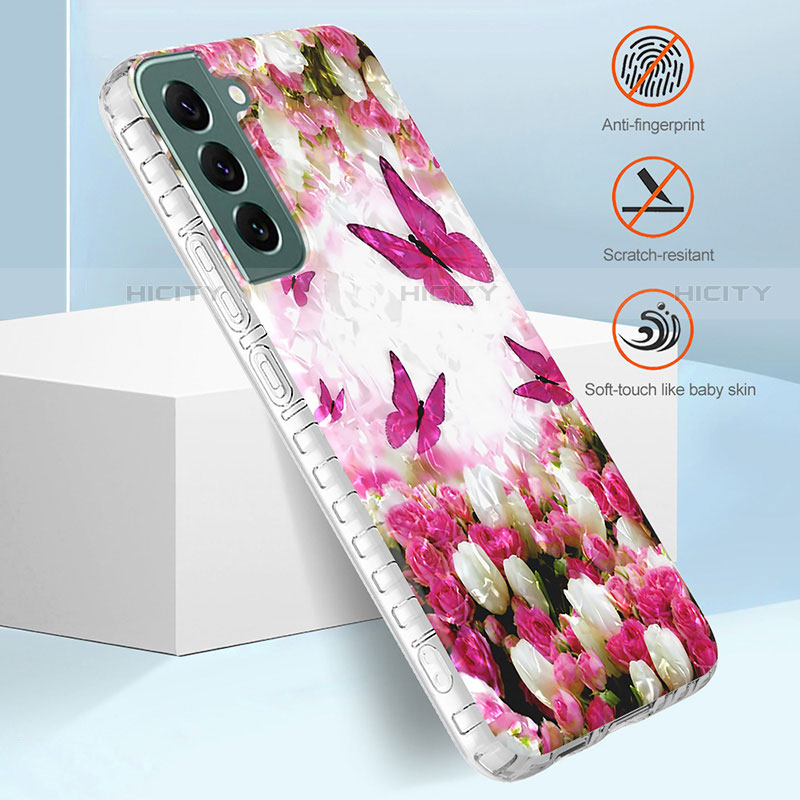 Custodia Silicone Gel Morbida Fantasia Modello Cover Y07B per Samsung Galaxy S21 Plus 5G