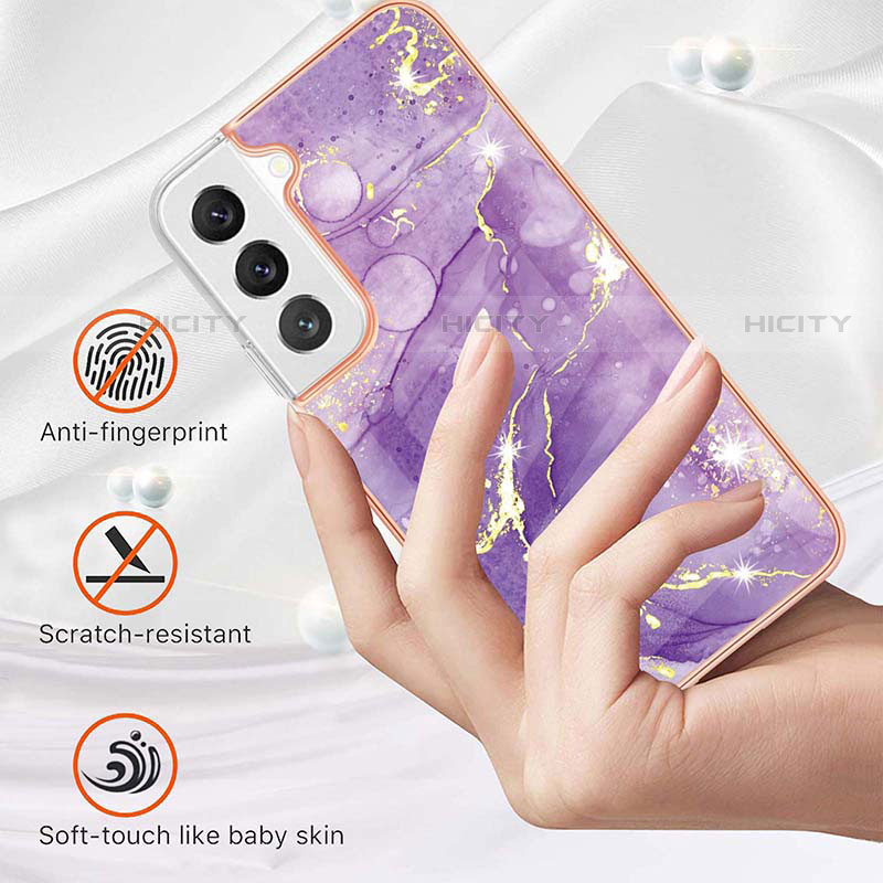 Custodia Silicone Gel Morbida Fantasia Modello Cover Y11B per Samsung Galaxy S21 FE 5G