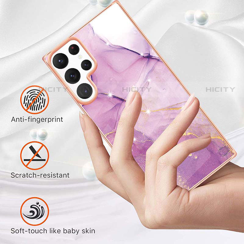 Custodia Silicone Gel Morbida Fantasia Modello Cover Y11B per Samsung Galaxy S21 Ultra 5G