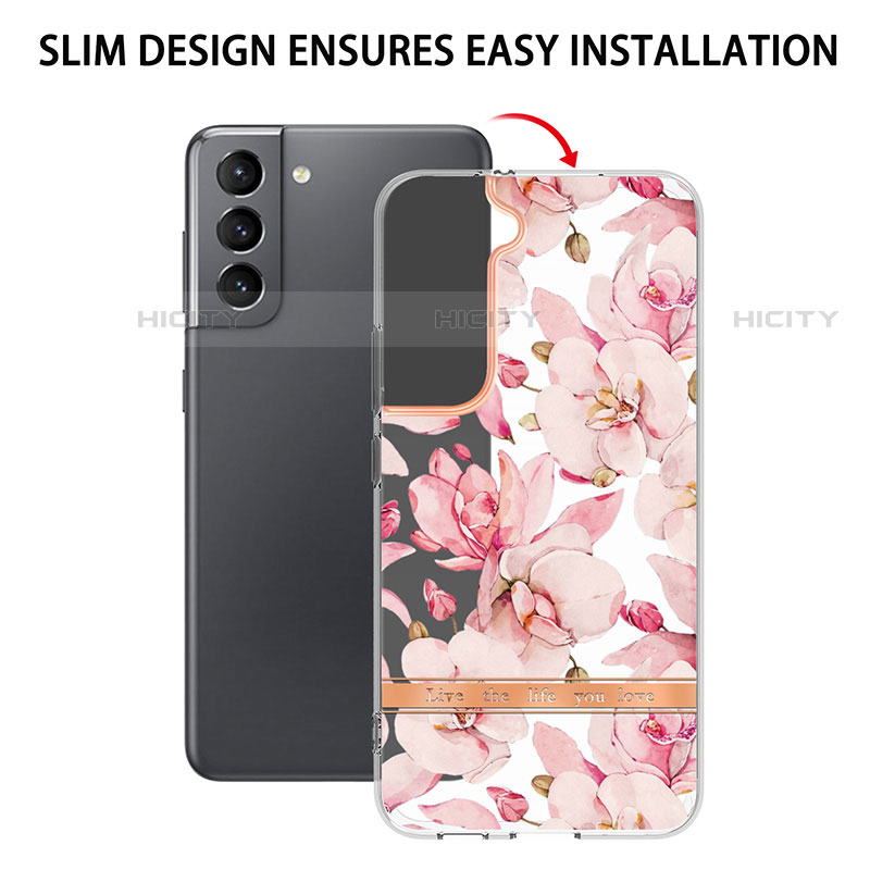 Custodia Silicone Gel Morbida Fantasia Modello Cover Y12B per Samsung Galaxy S21 Plus 5G