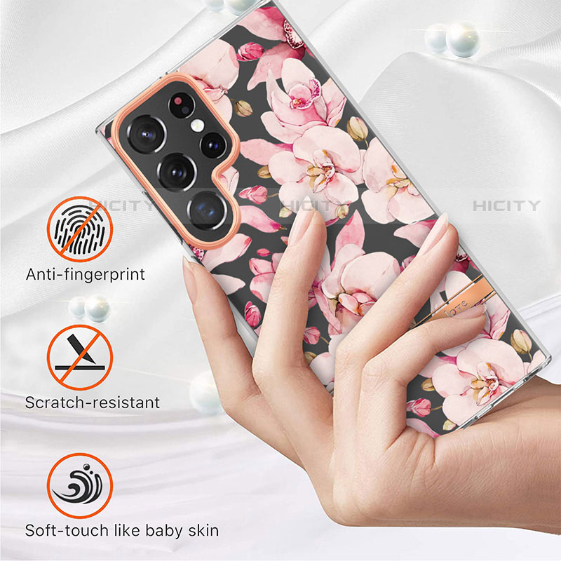 Custodia Silicone Gel Morbida Fantasia Modello Cover Y12B per Samsung Galaxy S21 Ultra 5G