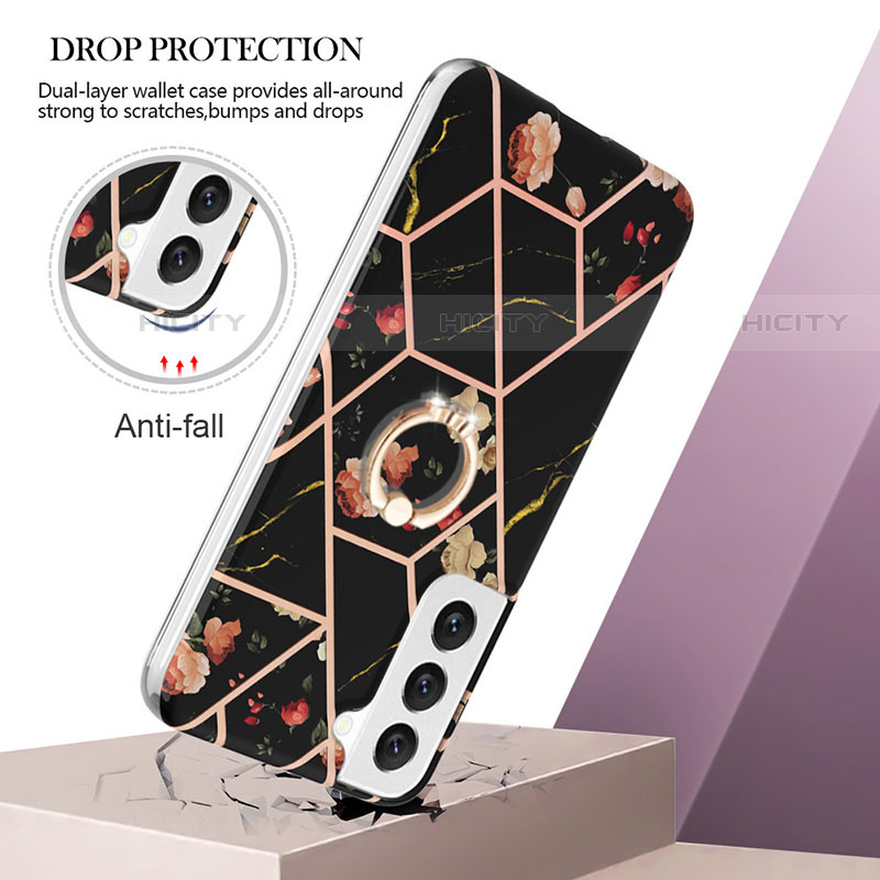 Custodia Silicone Gel Morbida Fantasia Modello Cover Y14B per Samsung Galaxy S22 5G