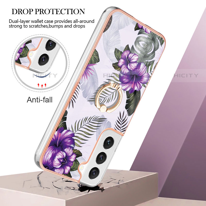 Custodia Silicone Gel Morbida Fantasia Modello Cover Y15B per Samsung Galaxy S22 Plus 5G