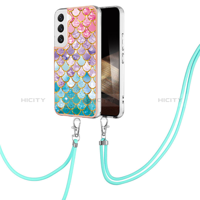 Custodia Silicone Gel Morbida Fantasia Modello Cover Y20B per Samsung Galaxy S24 Plus 5G Multicolore