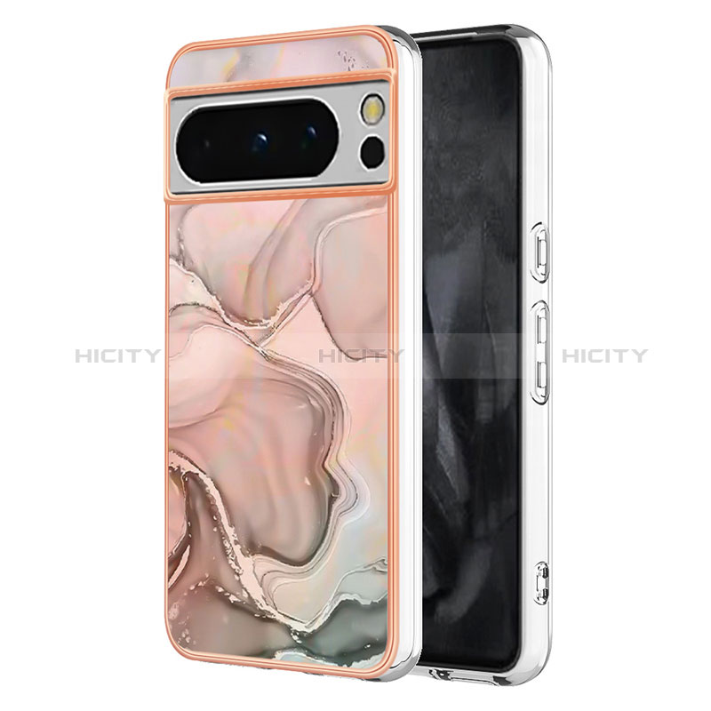 Custodia Silicone Gel Morbida Fantasia Modello Cover YB1 per Google Pixel 8 Pro 5G Multicolore