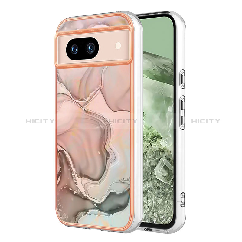 Custodia Silicone Gel Morbida Fantasia Modello Cover YB1 per Google Pixel 8a 5G Multicolore