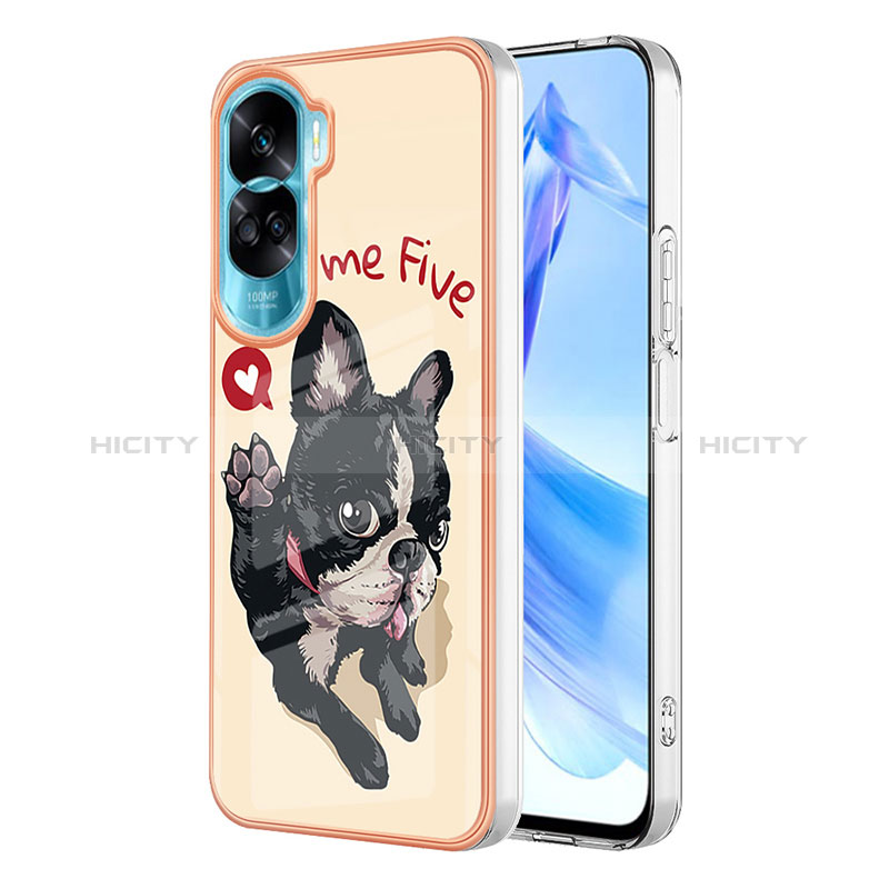 Custodia Silicone Gel Morbida Fantasia Modello Cover YB2 per Huawei Honor 90 Lite 5G