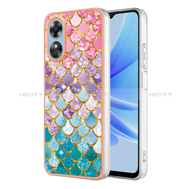 Custodia Silicone Gel Morbida Fantasia Modello Cover YB3 per Oppo A17