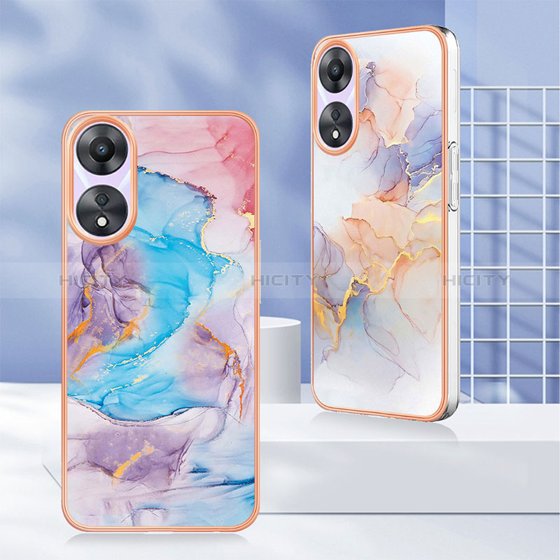 Custodia Silicone Gel Morbida Fantasia Modello Cover YB3 per Oppo A78 5G