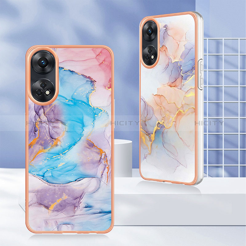 Custodia Silicone Gel Morbida Fantasia Modello Cover YB3 per Oppo Reno8 T 4G