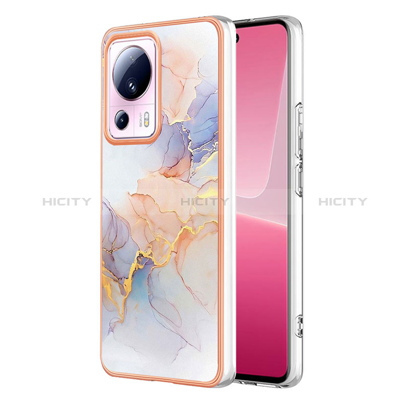 Custodia Silicone Gel Morbida Fantasia Modello Cover YB3 per Xiaomi Mi 12 Lite NE 5G Lavanda