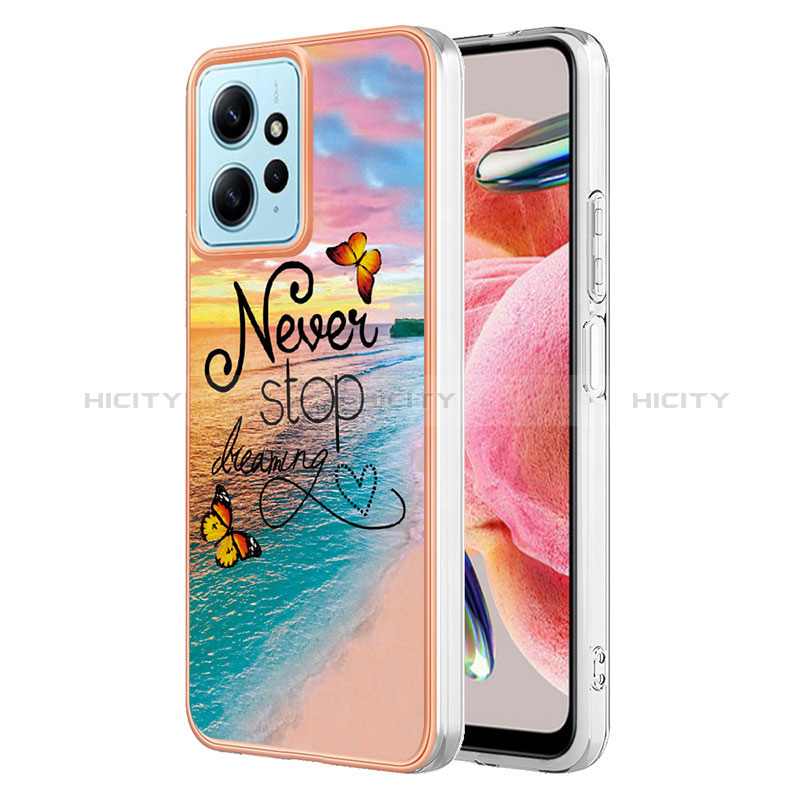 Custodia Silicone Gel Morbida Fantasia Modello Cover YB3 per Xiaomi Redmi Note 12 4G Multicolore