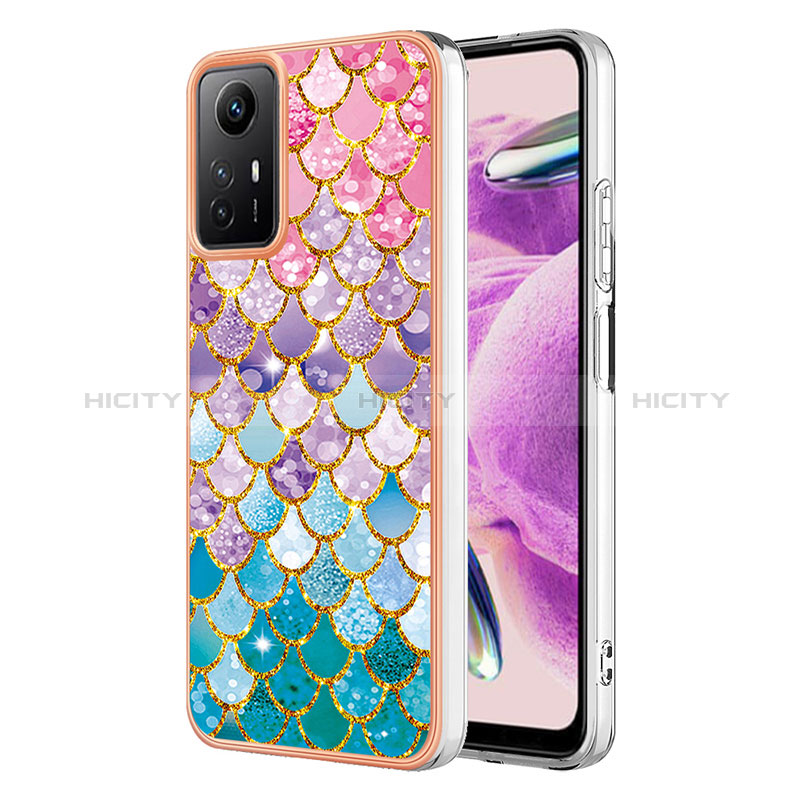 Custodia Silicone Gel Morbida Fantasia Modello Cover YB3 per Xiaomi Redmi Note 12S Colorato