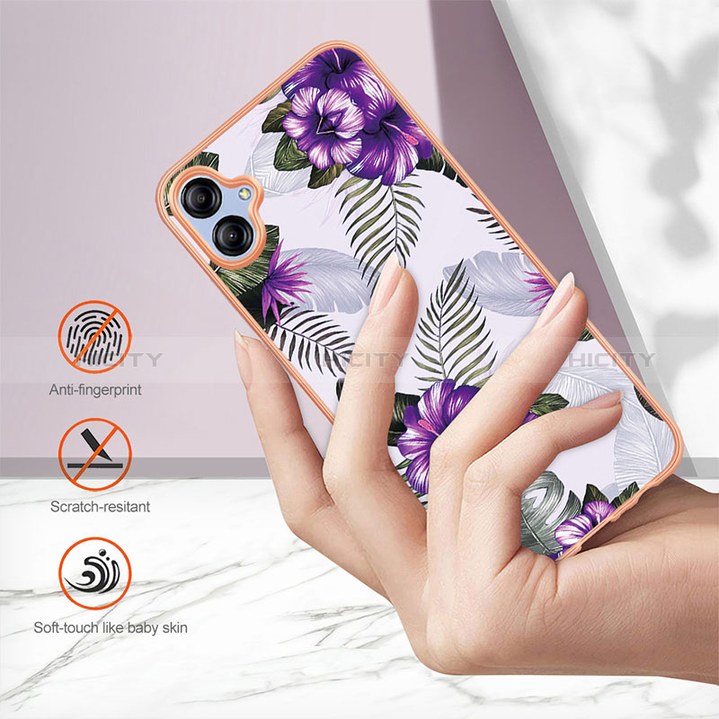 Custodia Silicone Gel Morbida Fantasia Modello Cover YB4 per Samsung Galaxy A04E
