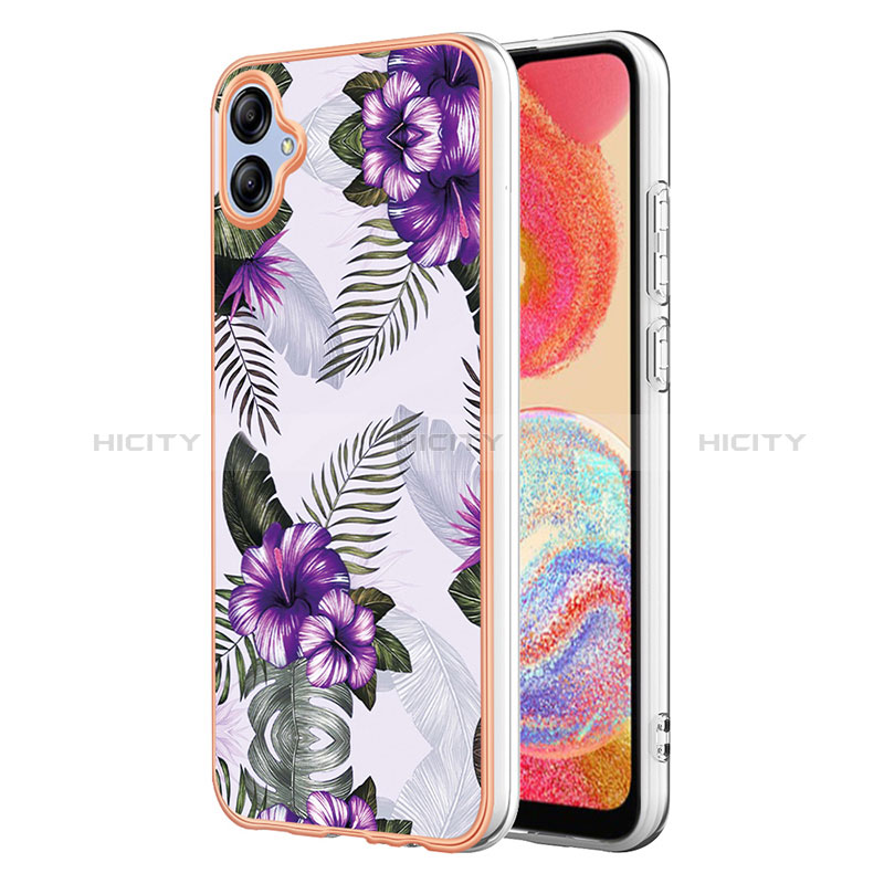 Custodia Silicone Gel Morbida Fantasia Modello Cover YB4 per Samsung Galaxy F04