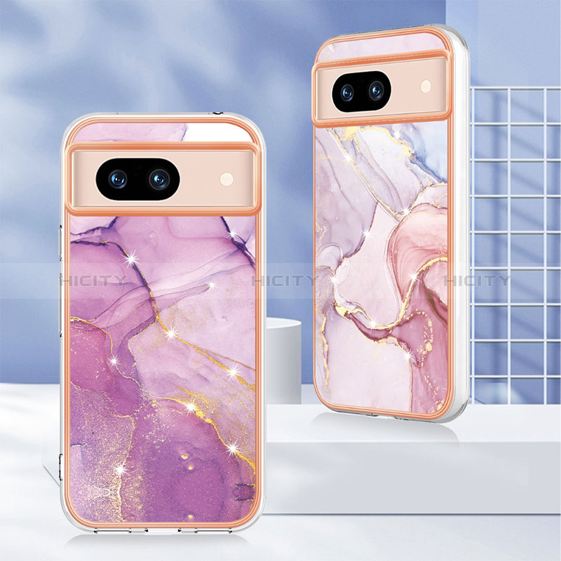 Custodia Silicone Gel Morbida Fantasia Modello Cover YB5 per Google Pixel 8a 5G