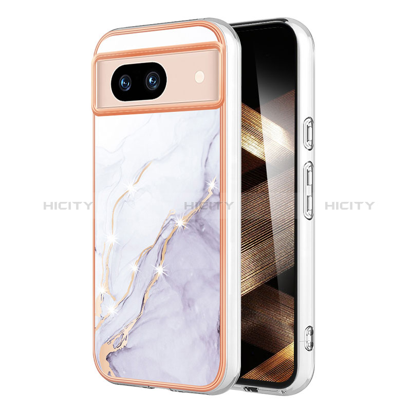 Custodia Silicone Gel Morbida Fantasia Modello Cover YB5 per Google Pixel 8a 5G