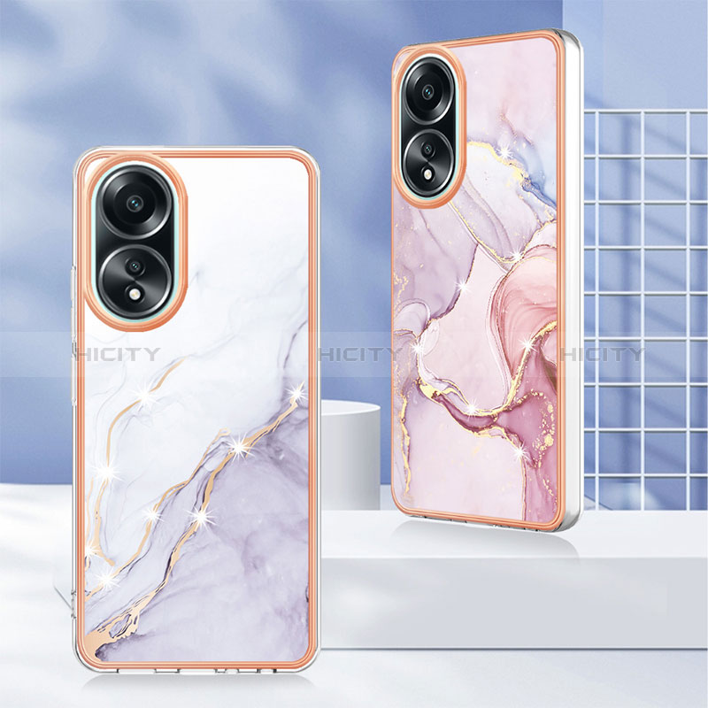 Custodia Silicone Gel Morbida Fantasia Modello Cover YB5 per Oppo A38