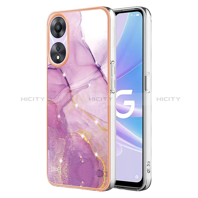 Custodia Silicone Gel Morbida Fantasia Modello Cover YB5 per Oppo A78 5G