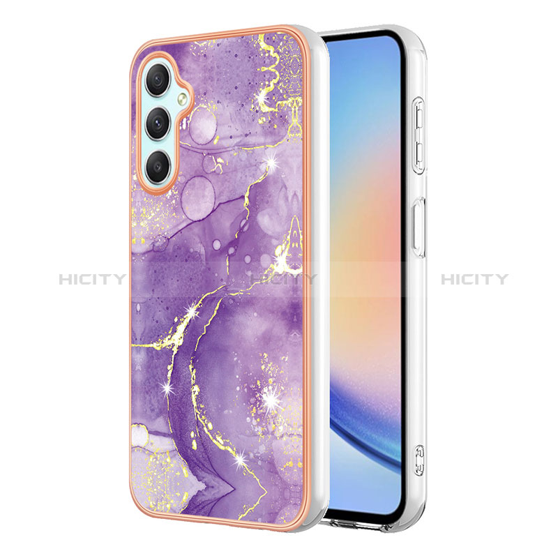 Custodia Silicone Gel Morbida Fantasia Modello Cover YB5 per Samsung Galaxy A24 4G