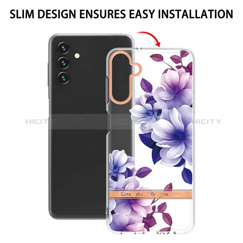 Custodia Silicone Gel Morbida Fantasia Modello Cover YB6 per Samsung Galaxy A54 5G