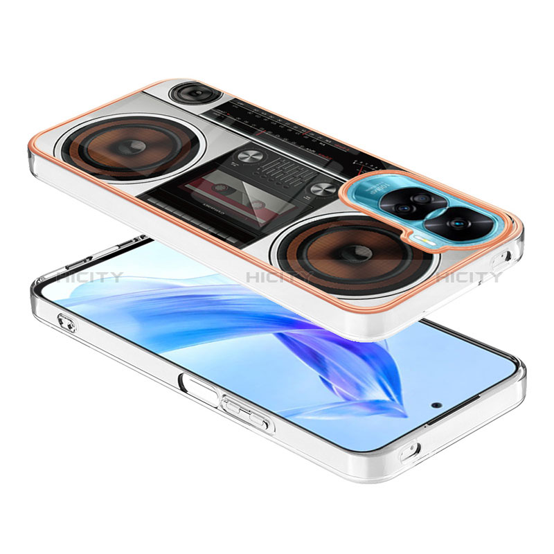 Custodia Silicone Gel Morbida Fantasia Modello Cover YB8 per Huawei Honor 90 Lite 5G Colorato