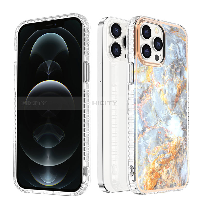 Custodia Silicone Gel Morbida Fantasia Modello Cover YJ1 per Apple iPhone 13 Pro Max