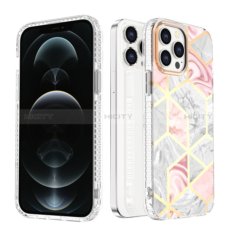 Custodia Silicone Gel Morbida Fantasia Modello Cover YJ1 per Apple iPhone 13 Pro Max